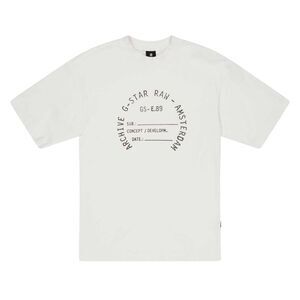 G-Star Childrens/Kids Graphic Print Drop  Oversized T-Shirt / White